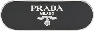 Prada Metalen Haarclip - Dames - Haaraccessoires - Zwart - ONE Size - Leer - Accessoires