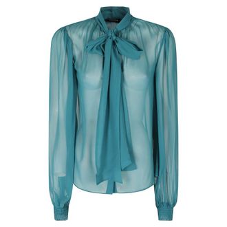 Retrof&ecirc;te Halsi Top - Dames - Blouses & Shirts - Blauw - Maat: XS Zijde