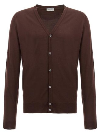 John Smedley Brown Petworth Cardigan