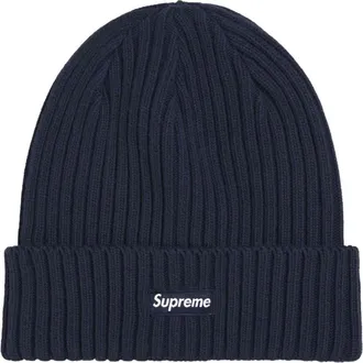 SUPREME SS26 Overdyed Beanie Navy SUP-SS26-1004-NVY