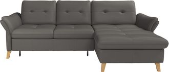 Sit&more Ecksofa »Göteborg« Sitztiefenverstellung und Federkern, wahlweise mit Bettfunktion