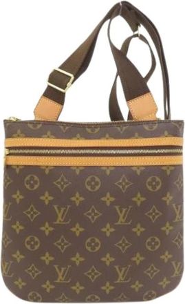 Louis Vuitton Pre-owned Cross Body Bags, female, Brown, Size: ONE SIZE Pre-owned Pochette Shoulder Bag