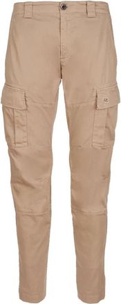 C.P. Company Slim-fit Broeken - Heren - Slim Fit Broeken - Bruin - L - Katoen - Broeken