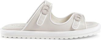 Dee Ocleppo Leather Double Strap Flat Sandal