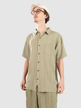 Vissla Linen Pin Hemd gr&uuml;n