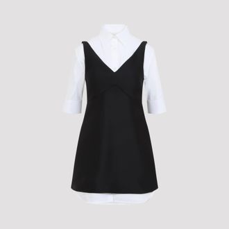 Balenciaga hybride overhemdjurk