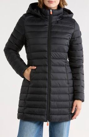 Save The Duck Cate Puffer Jacket in Black at Nordstrom Rack, Size 6(Xl)