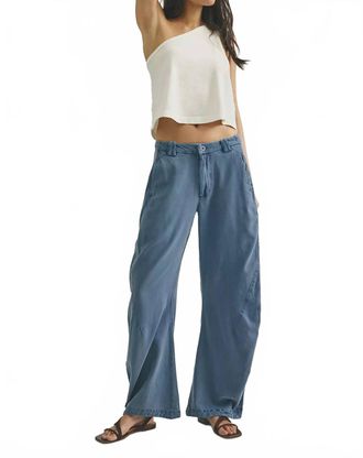 Free People Spotlight Trouser In Flint Stone