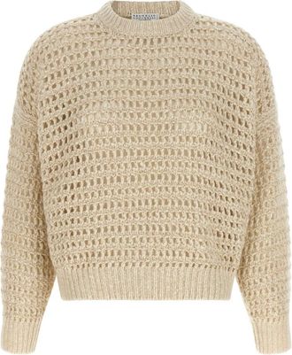 Brunello Cucinelli Mujer, Jerseys, Beige, Talla: S