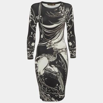 Roberto Cavalli Multicolor Knit Bodycon Dress