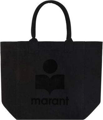 Isabel Marant Tassen, Dames, Zwart, ONE Size, Katoen, Yenky Tote