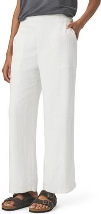 Splendid Layla Wide Leg Linen Blend Pants in White at Nordstrom Rack, Size X-Large