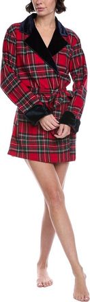 Petite Plume Flannel Short Robe