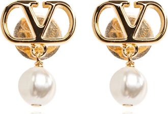 Valentino Garavani VLogo Signature Oorbellen - Dames - Oorbellen - Geel - ONE Size - Accessoires