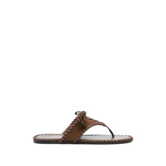 Prada Prada Sandalen - Dames - Schoenen - Bruin - Maat: 37 EU Leer