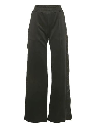 Fendi Zucca elasticated-waistband track pants - Black
