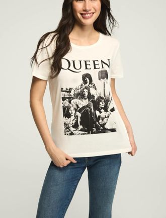 Lucky Brand Womens Queen Stoop Embellished Classic Crew