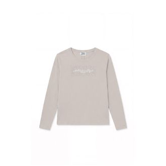Freddy T-shirt Donna Manica Lunga Dettaglio Posteriore con Spacco