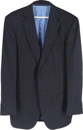Ermenegildo Zegna blazer en broekset met enkele rij knopen in marineblauwe wol