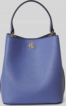 Lauren Ralph Lauren Henkeltasche aus reinem Leder in Blau, Gr&ouml;&szlig;e 1