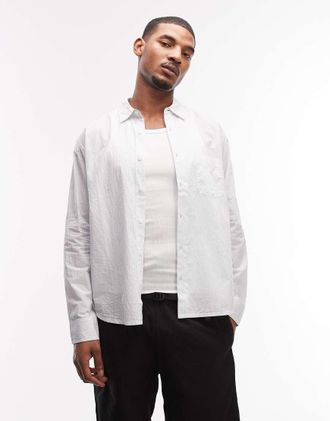 Obey Isaac - Camicia a maniche lunghe blu