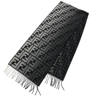 Fendi Pre-owned Scarves, unisex, Black, Size: ONE SIZE Pre-owned Stole
