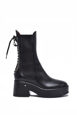 Laurence Dacade Wedge Ankle Boot 7cm - Black
