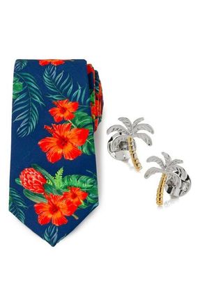 Cufflinks Inc. Resort Cuff Links & Tie Set in Multi at Nordstrom