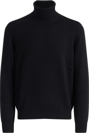 Gran Sasso Ciclista Turtleneck - Heren - Coltruien - Zwart - L - Wol - Truien & Vesten