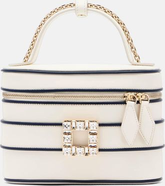 Roger Vivier Tres Vivier Micro leather vanity bag