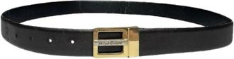 Saint Laurent Pre-owned Belts, male, Black, Size: ONE SIZE Pre-owned Vintage Belt