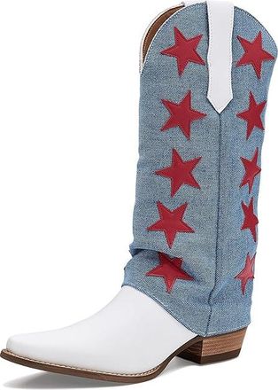 Dingo Glory Days Womens Boots : 7.5 B - Medium, Leather