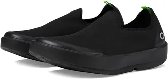 Oofos Womens OOmg Low eeZee Womens Shoes Black : 10 M, Textile