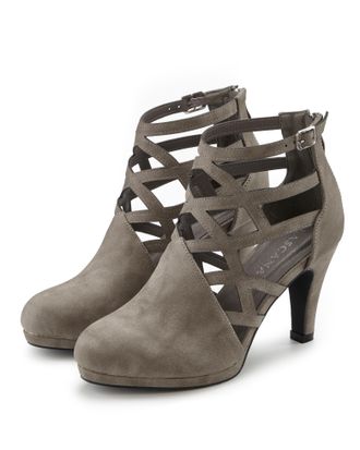 Lascana Stiefelette LASCANA, Damen, Gr. 36, grau, Obermaterial: 100% Lederimitat. Decksohle: 100% Lederimitat. Futter: 100% Lederimitat. Laufsohle: 100% Synth