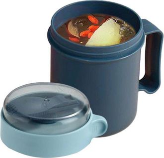 OEM Taz&oacute;n Para El Desayuno, Taz&oacute;n De 500 Ml De Boca Ancha Para Cereales, F&aacute;cil De Transportar, Material Port&aacute;til Apto Para Alimentos, La Oficina