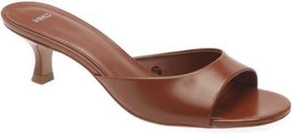 Mango Sandy Sandal in Cognac at Nordstrom, Size 8.5Us
