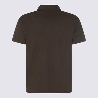 Zanone Mens T-Shirts And Polos Brown _100 % Co