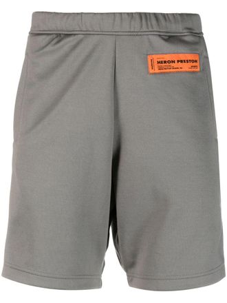 Heron Preston Trainingsshorts met logopatch - Grijs