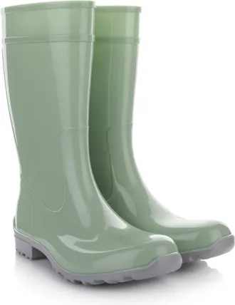 Lemigo Womens Wellington Boots Waterproof High Rain Boots Garden Shoes 967 Ilse, mint, 4 UK
