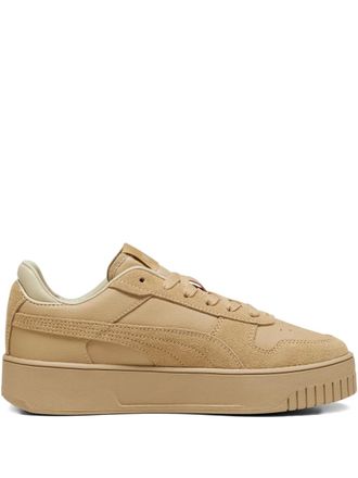 Puma Carina Street SD sneakers met plateauzool - Beige