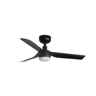 Netlighting Mini Punt Small Led Black DC Ceiling Fan 6 Speed