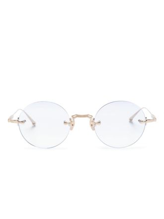 Matsuda rimless round-lens sunglasses - Gold