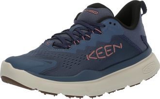 Keen Womens Wk450, Comfortable, Durable, Lightweight, Breathable Shoes, Vintage Indigo Nostalgia Rose, 4 UK