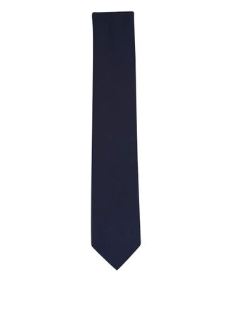 Canali Puntige stropdas - Blauw
