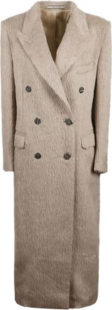 Tagliatore Lillian double-breasted coat - Neutrals
