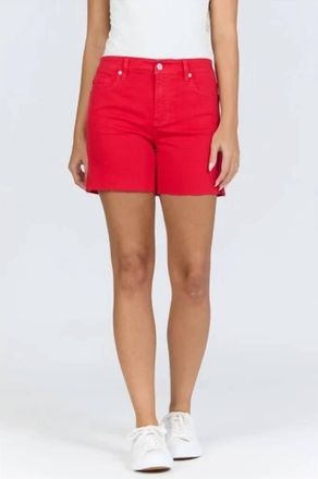 Dear John Denim Julian Mid Rise Shorts In Salsa