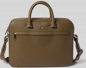 HUGO BOSS Laptoptasche mit Reißverschlussfächern außen Modell RAY in Gruen, Größe 1