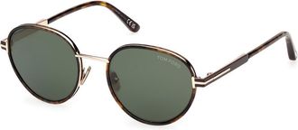 Tom Ford Round-frame Sunglasses - Brown Havana - One Size