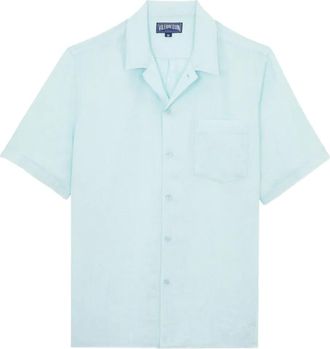 Vilebrequin Camicia in lino - Blu