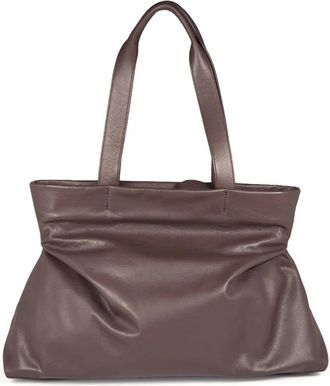 Vic Mati&eacute; Adriana Shopper - Dames - Schoudertassen - Bruin - ONE Size - Leer - Tassen